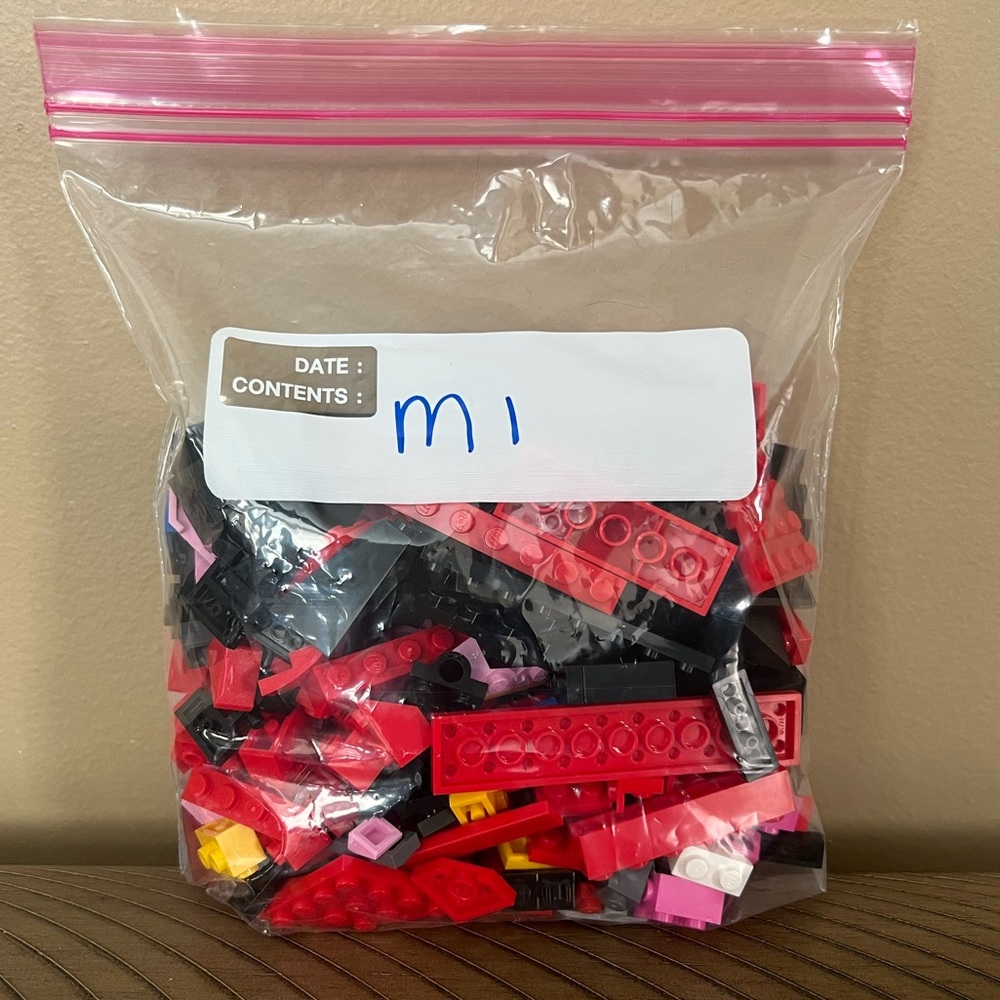 LEGO Small And Medium Mix Colors Accessories , Spare Parts And Brick Pieces.9 oz